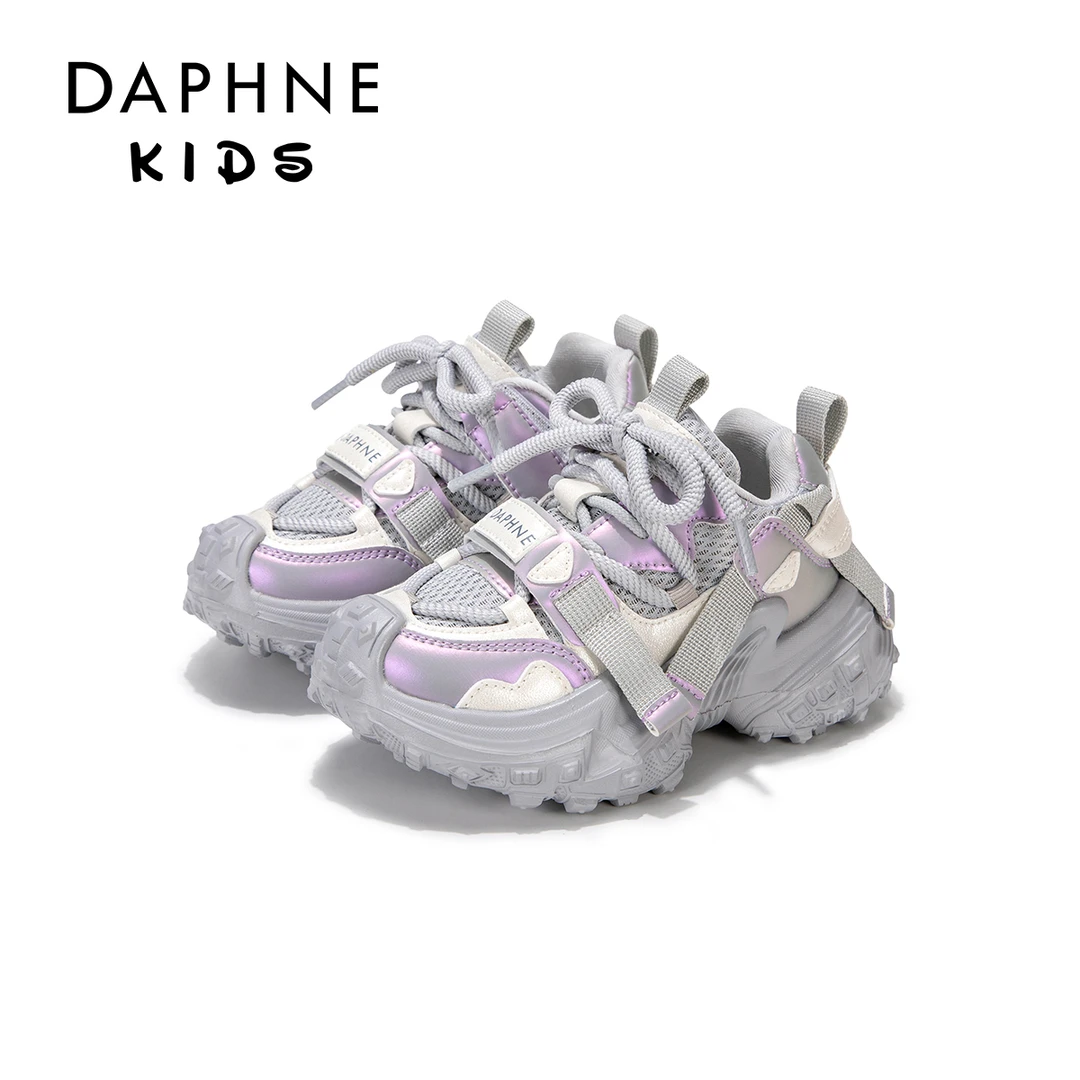 达芙妮Daphne儿童2025年春款百搭新款运动鞋中大童休闲时尚老爹鞋
