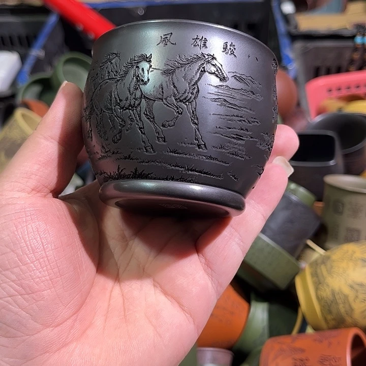茶杯紫砂全手工紫砂主人杯
