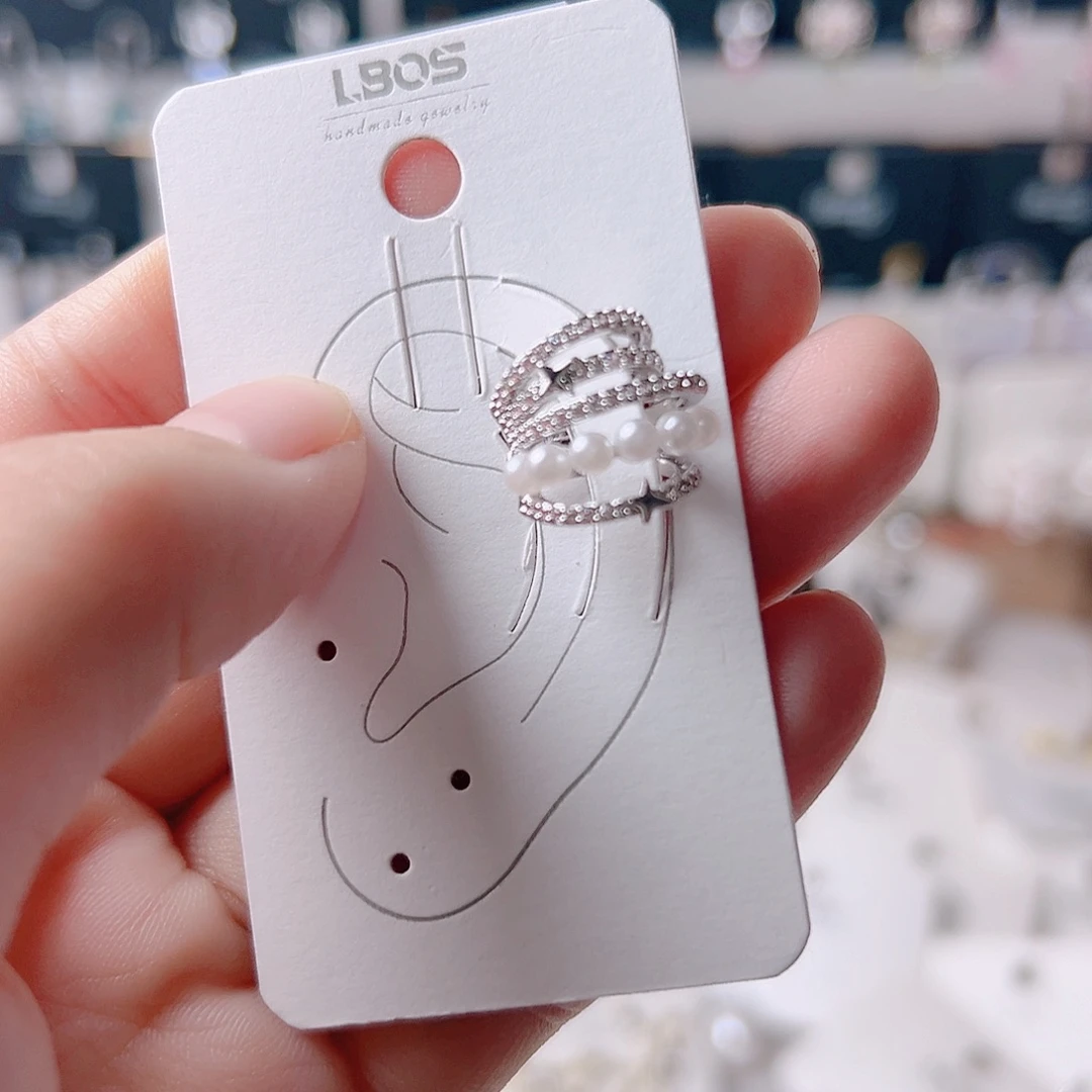 琉璃铁合金合金耳环的