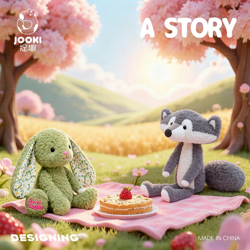 捉趣狼兔cp好兄弟咪啵玩偶毛绒玩具小众生日礼物送女生友布娃娃