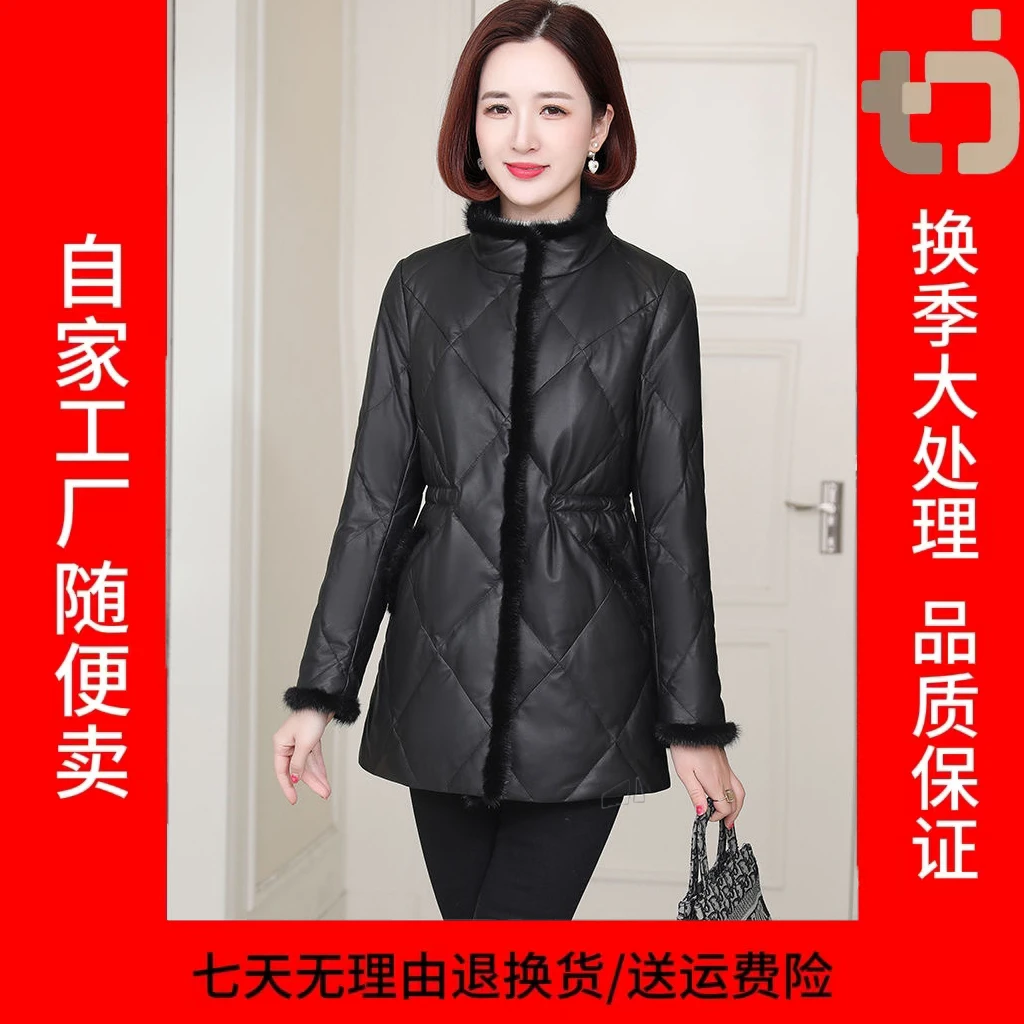 2024年新款海宁设计师款貂绒外套冬季加厚女短款外套-617
