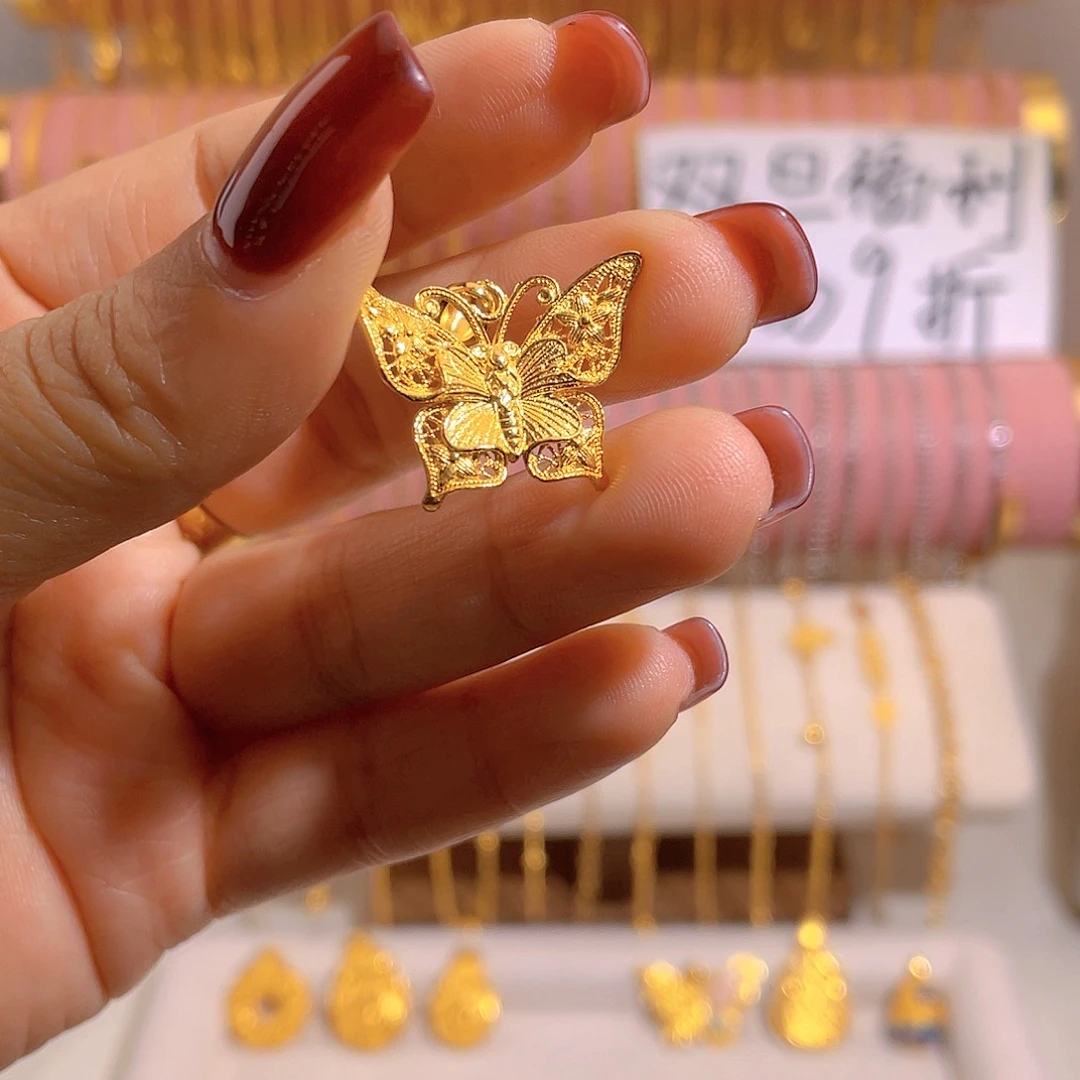 万***意一一蝴蝶吊坠一一