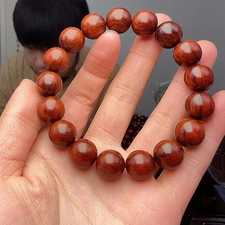 小叶紫檀手串/手链檀香紫檀1.2极