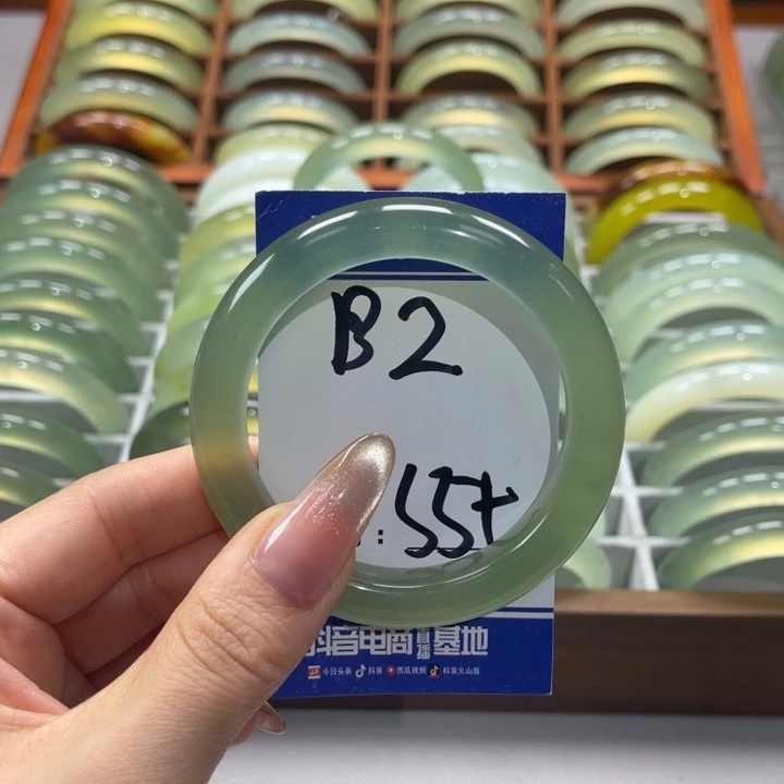 岫玉手镯未镶嵌7*Y手镯