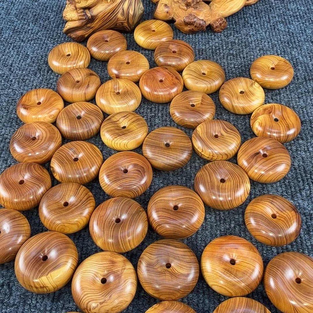 柏木太行崖柏崖窝平安扣，新粉体验价到手一条