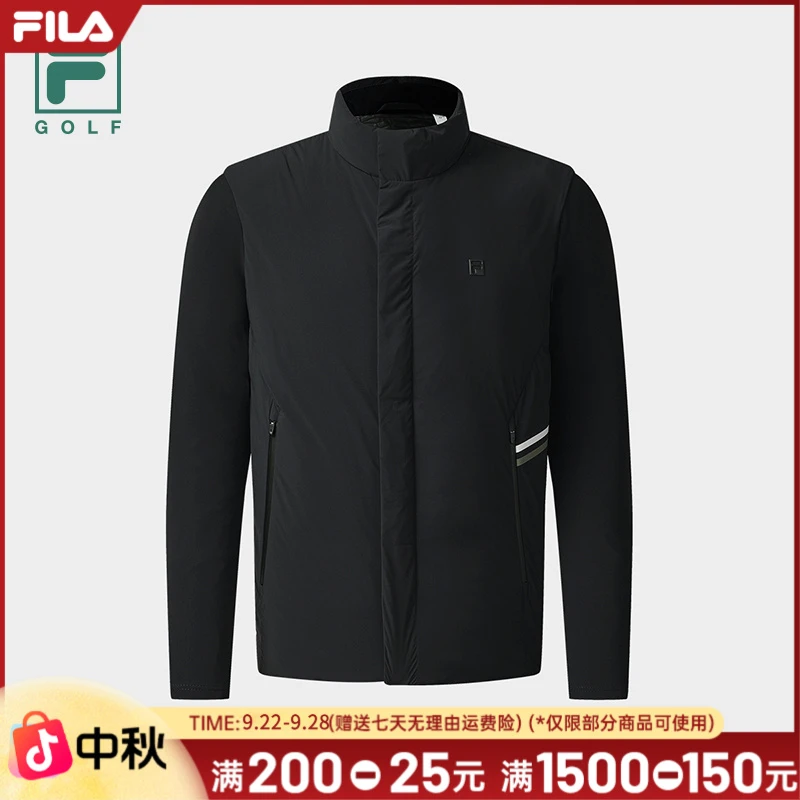 FILA斐乐2025年男士冬季运动休闲立领两件套羽绒服A11M545917F