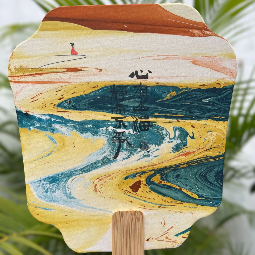 【特价现货-0带字】天然大漆非遗漆扇/团扇 喜欢哪个拍哪个都是实物