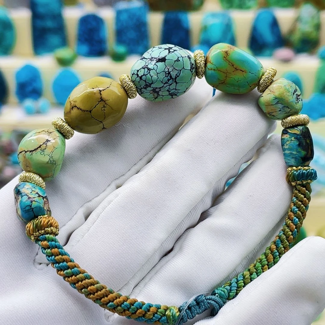 绿松石未镶嵌挂件