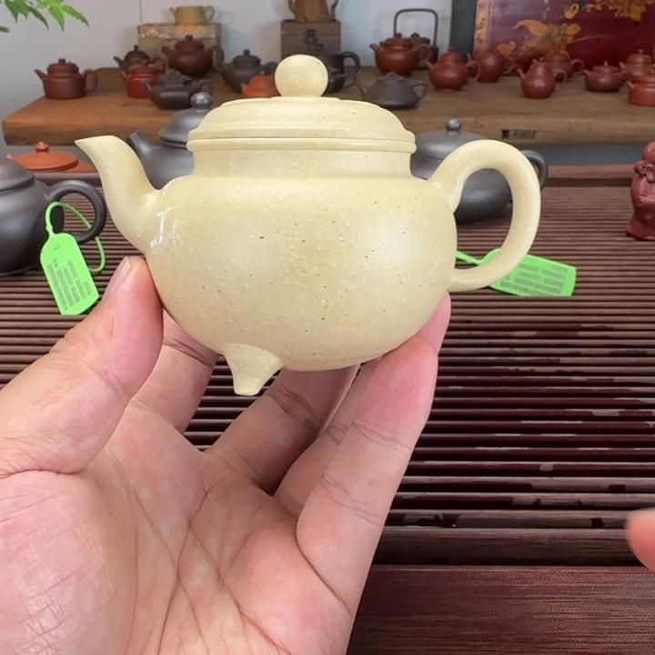 一***秋紫砂茶壶本绿微瑕