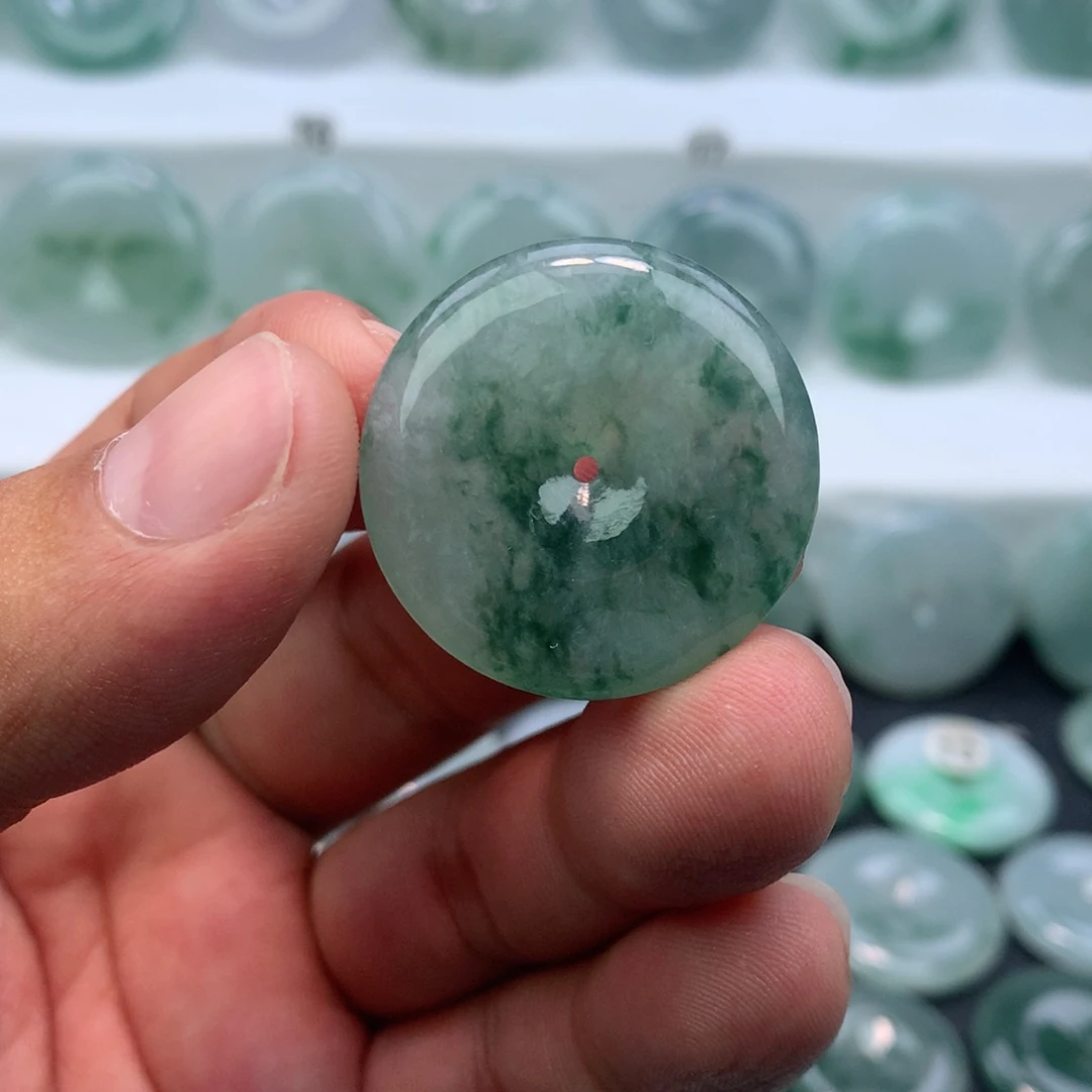 颈饰未镶嵌翡翠缅甸天然A货翡翠29.8-6.1