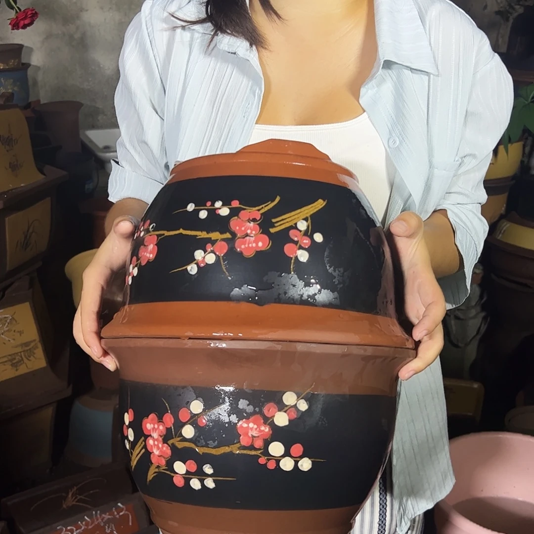 004小号一对花盆花盆花盆