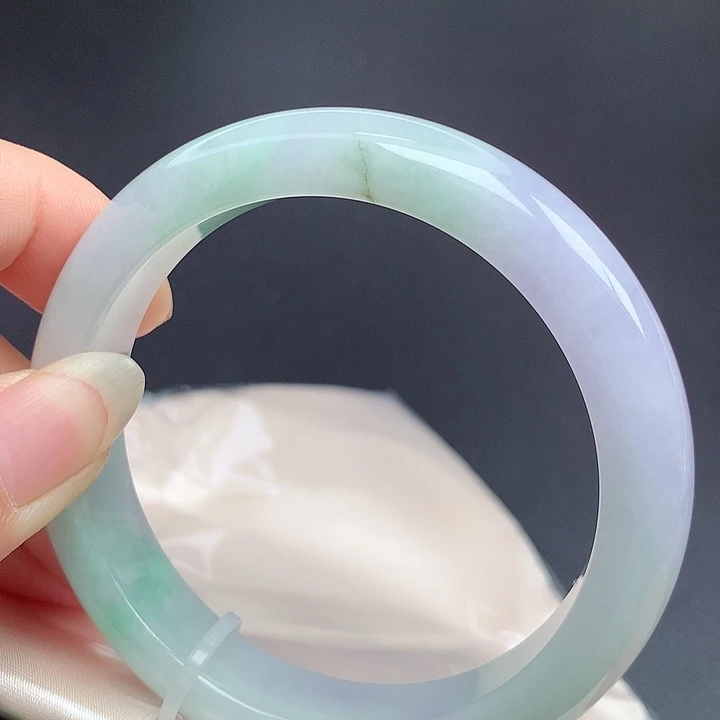 翡翠未镶嵌手镯56.6圈口