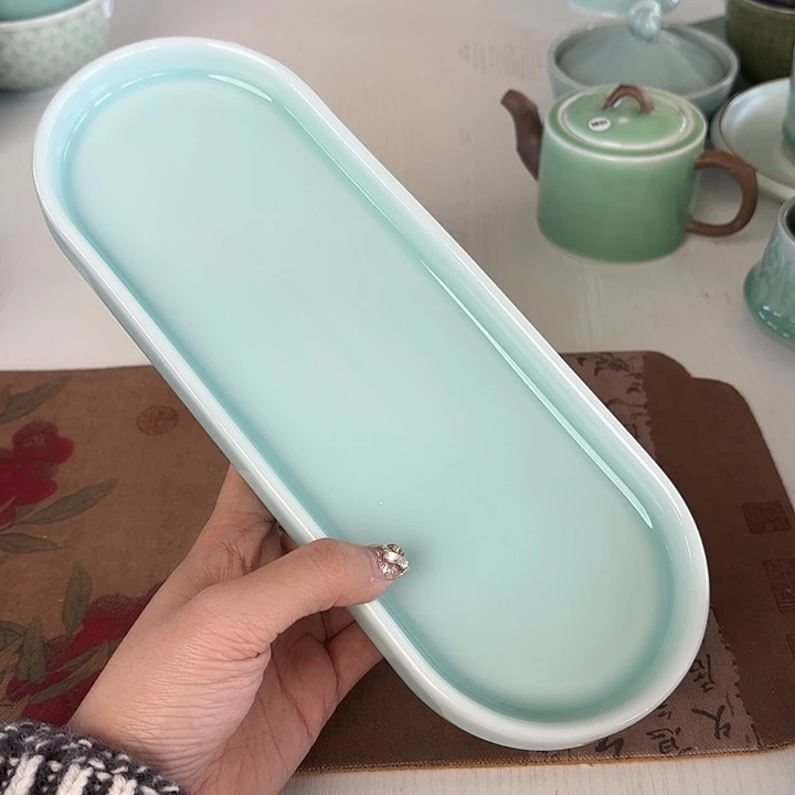 龙泉云间青瓷小米茶器