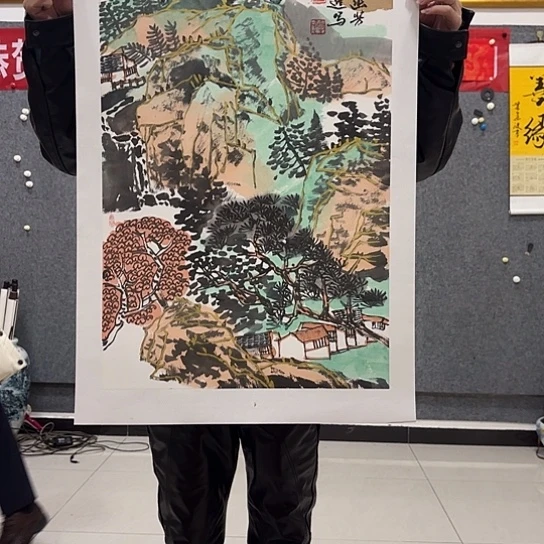 国画我们都是好孩子呀我也