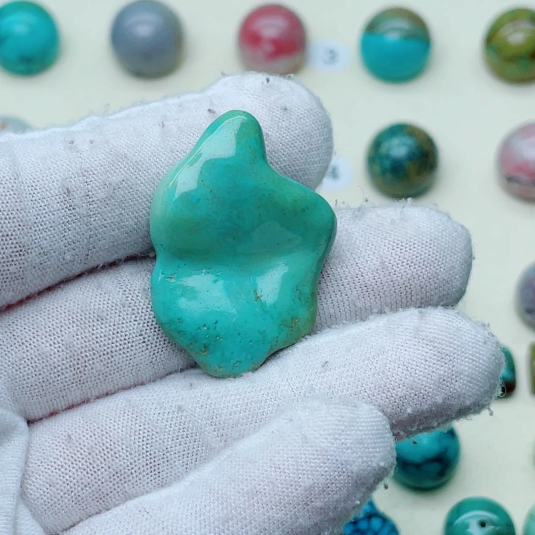 绿松石珠宝奇石未镶嵌