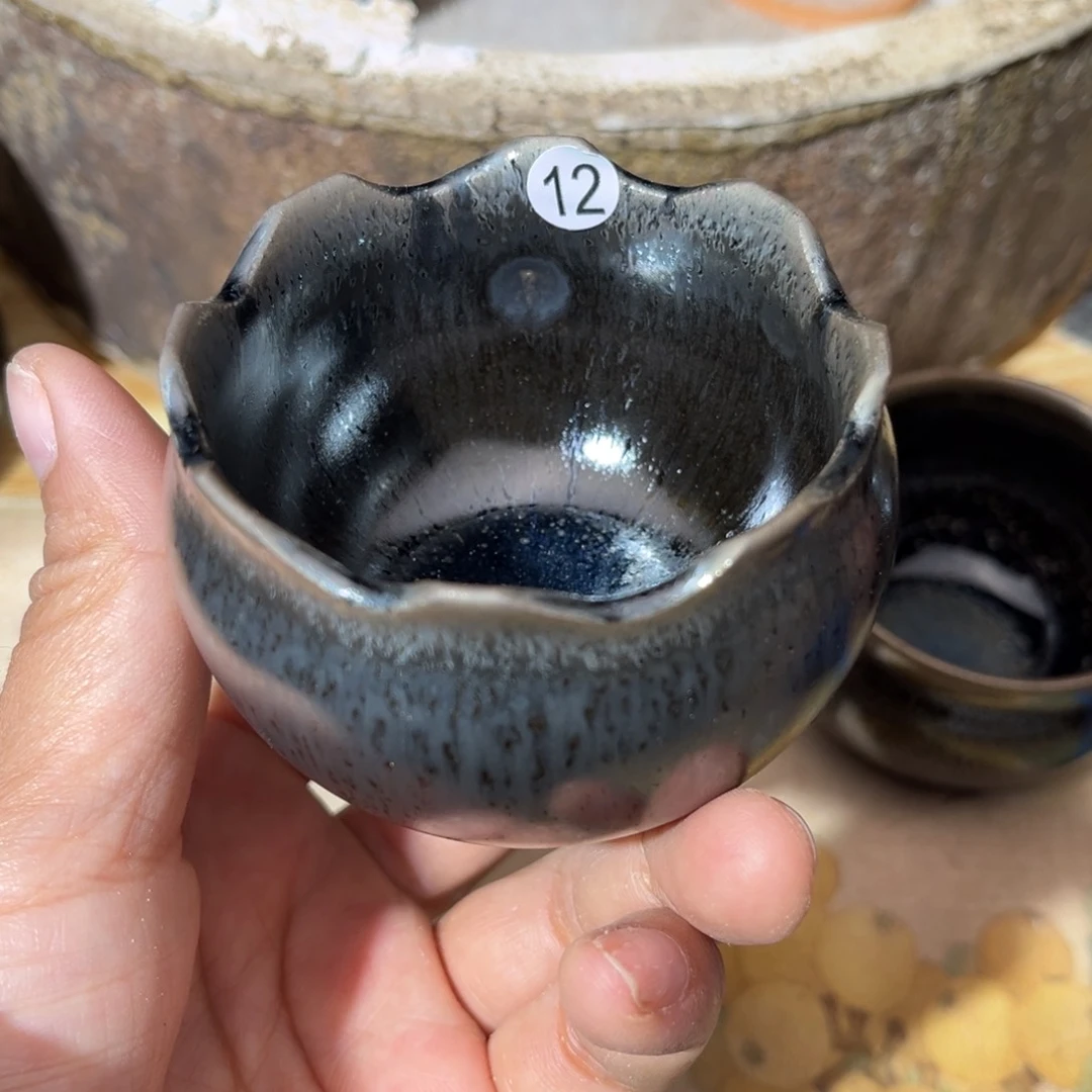 茶盏义兴龙窑坚持真柴烧微瑕