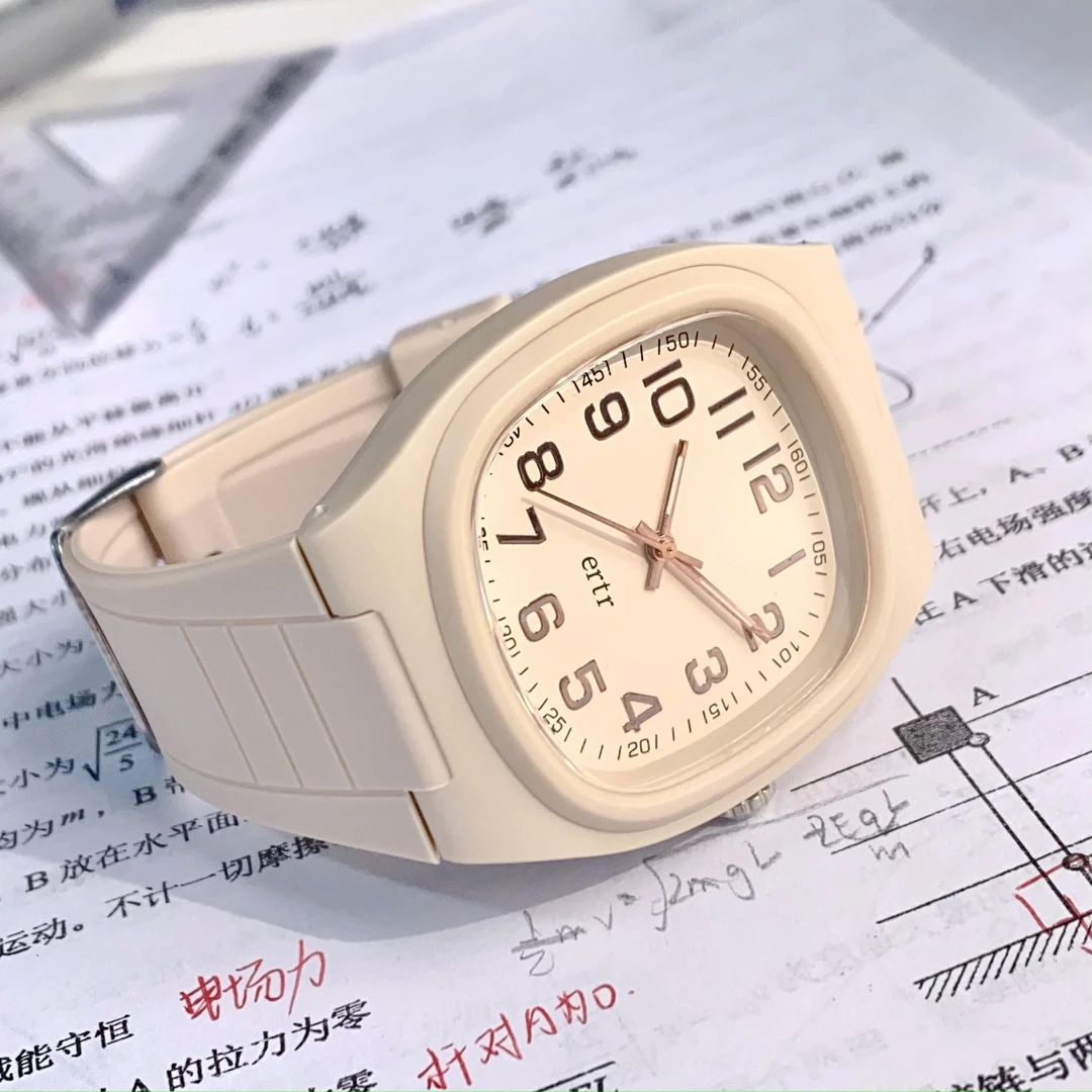 女士简约指针式石英考试手表考试专用公务员静音走时初高中学生