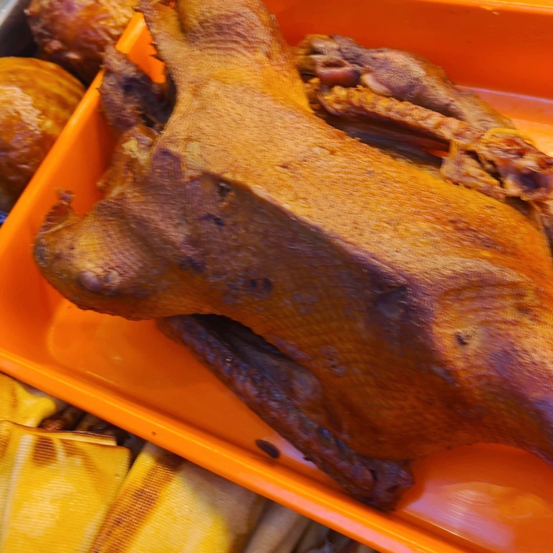 3斤半对青烤鹅88顺丰包邮