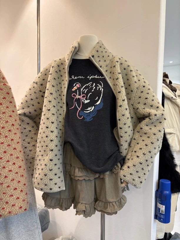 【NO退NO换】小韩韩东大门磨毛T恤