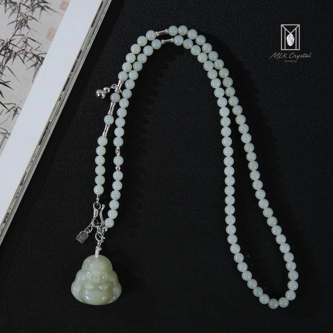 福佑丨天然和田玉S925配件S65ZC5482