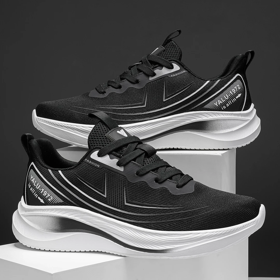 雅鹿/V 早秋新款慢跑运动鞋男女同款防滑耐磨透气轻奢运动鞋Y8805