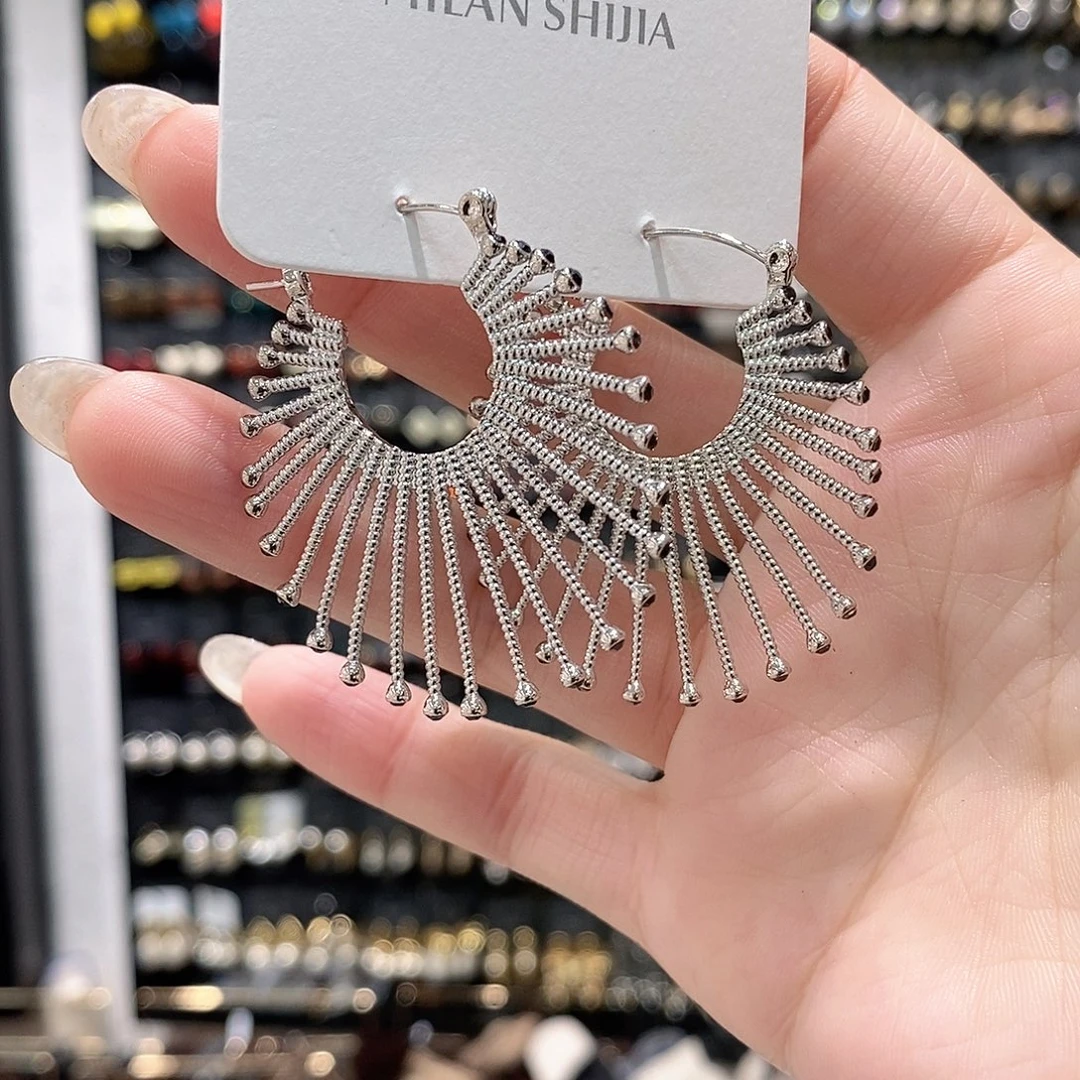 铜合金925银大号银色太阳花