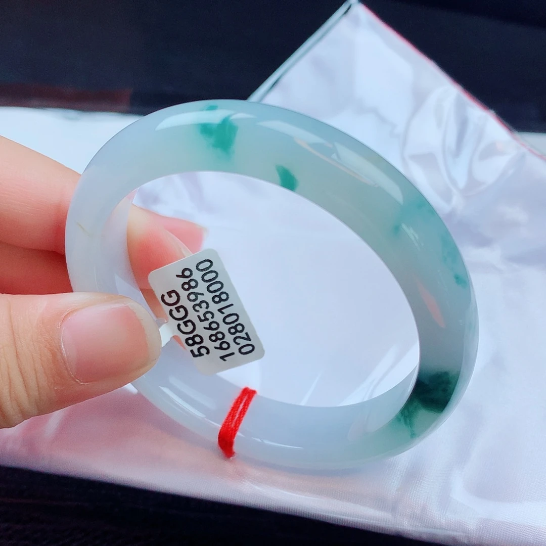 翡翠未镶嵌手镯天然缅甸翡翠A货手镯