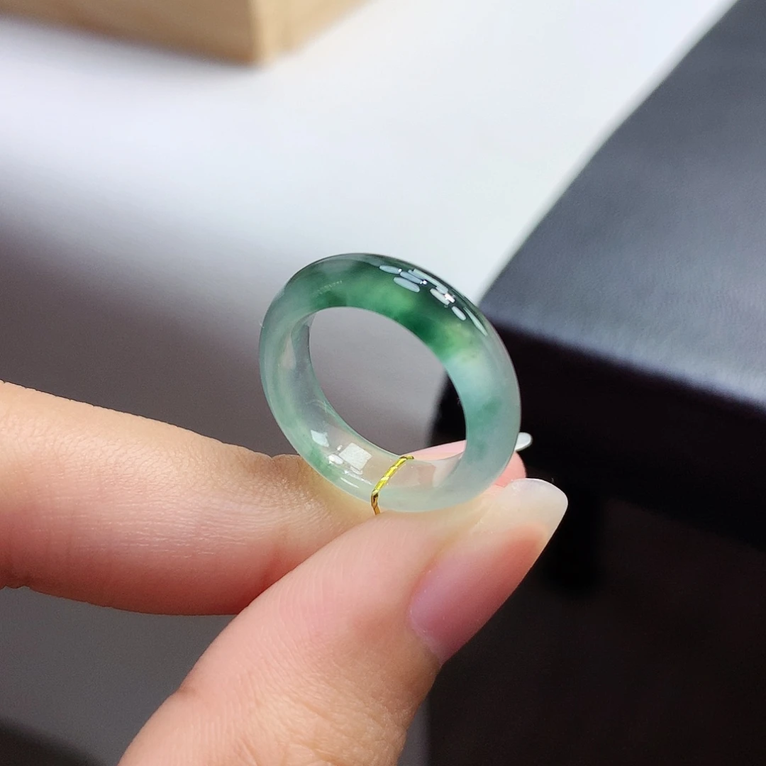 未镶嵌戒指翡翠67圈