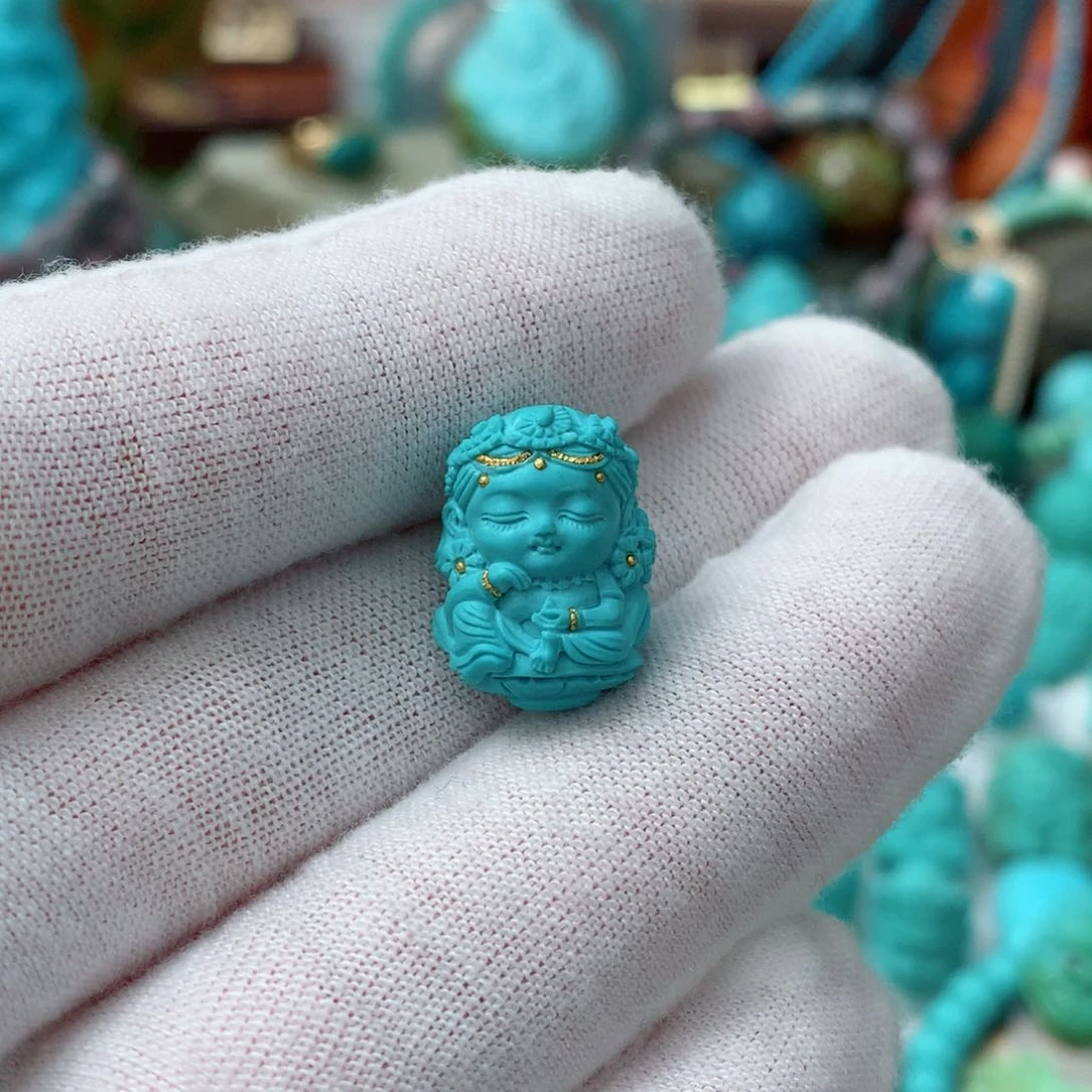 绿松石珠宝奇石未镶嵌