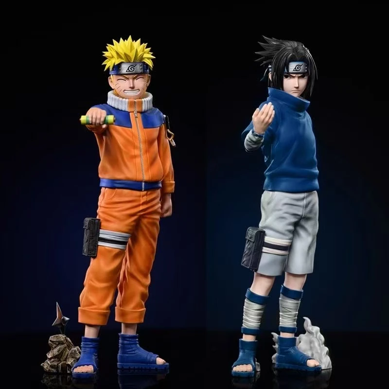 火影忍者系列 少年鸣佐组合   优质手办模玩摆件