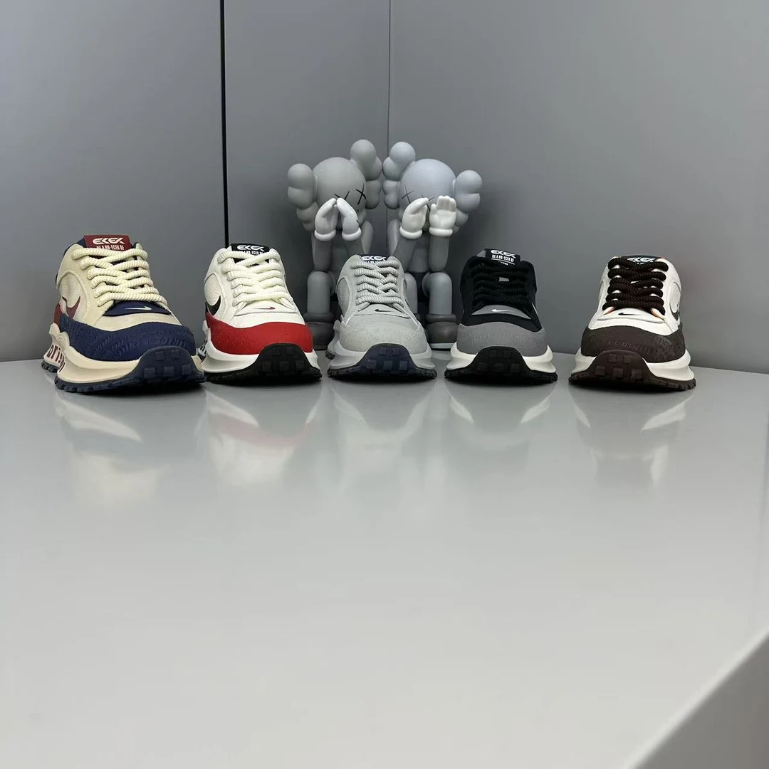 88-539【皮鞋码】新款单鞋皮面拼接撞色百搭潮流男士时尚休闲潮鞋款