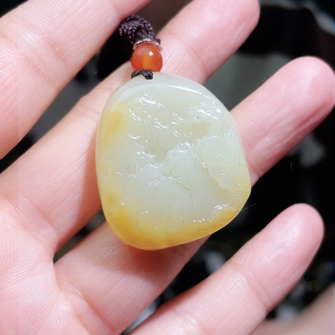 和田玉颈饰未镶嵌