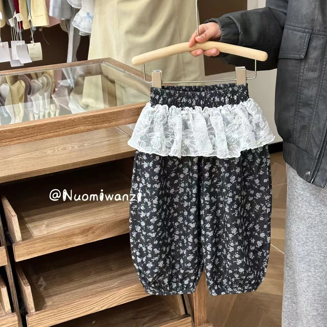 丸子十【现货】视觉显瘦小心机女宝防蚊裤（夏款）WZJ-52100
