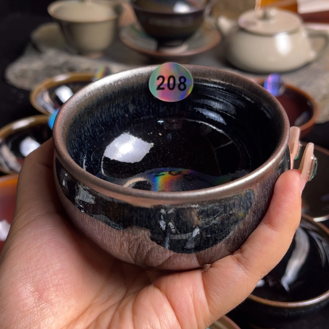 心***h茶盏民间工艺师，柴烧福利，208