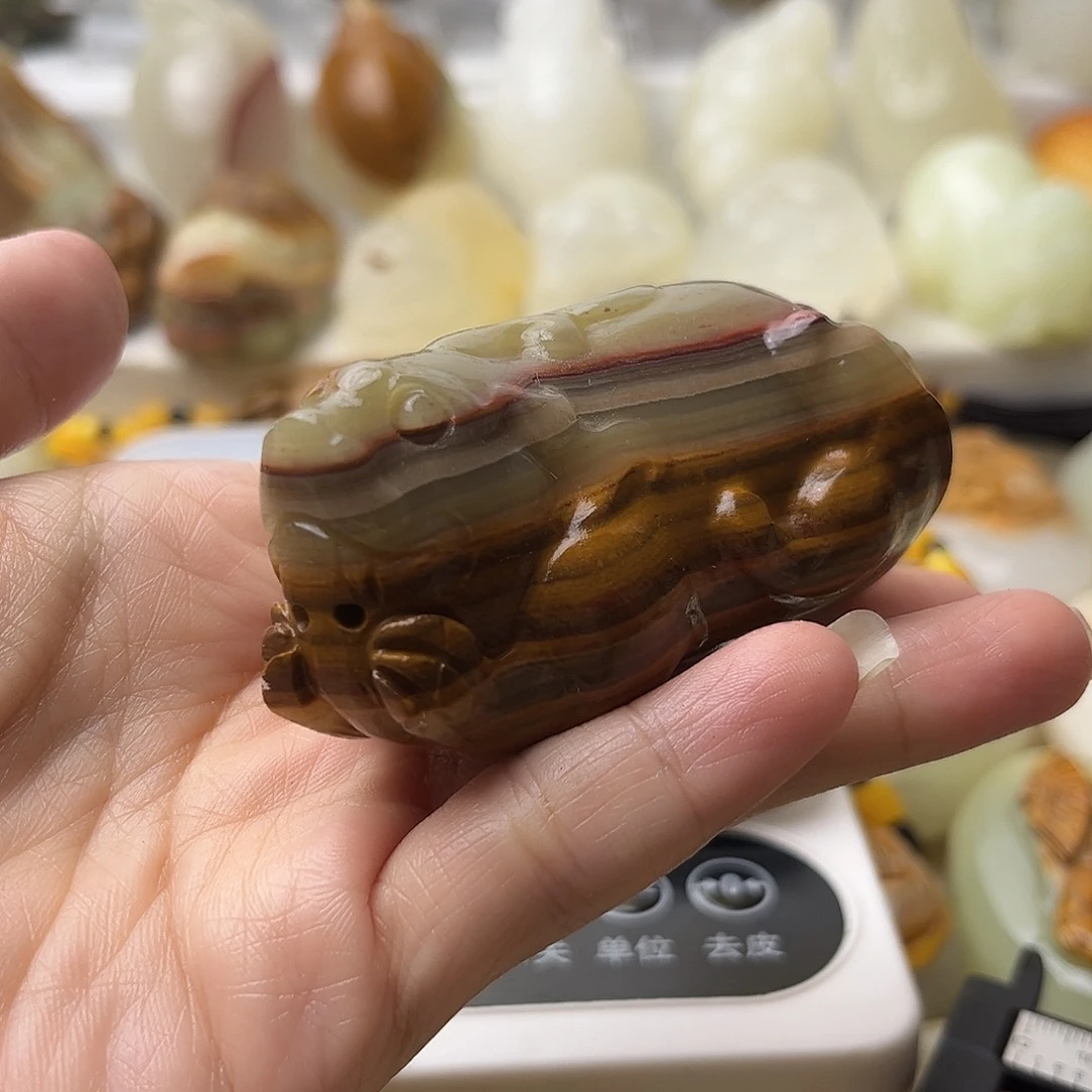 石材古青石不退换貔貅微瑕