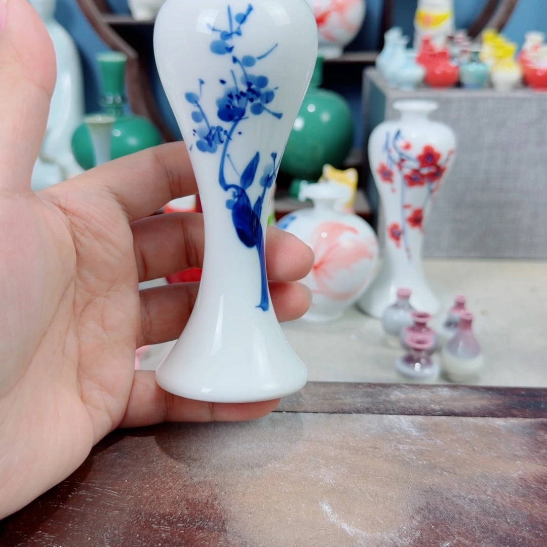 陶瓷手工小花器摆件