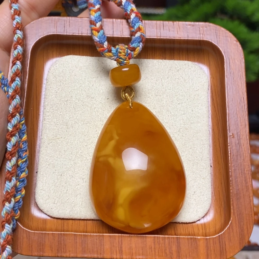 【闪购商品】蜜蜡颈饰未镶嵌项链