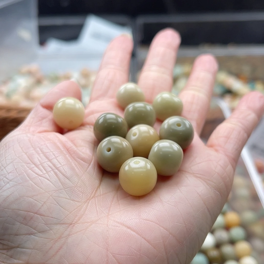 白玉菩提吊坠A/12mm/30+20颗福利不售后