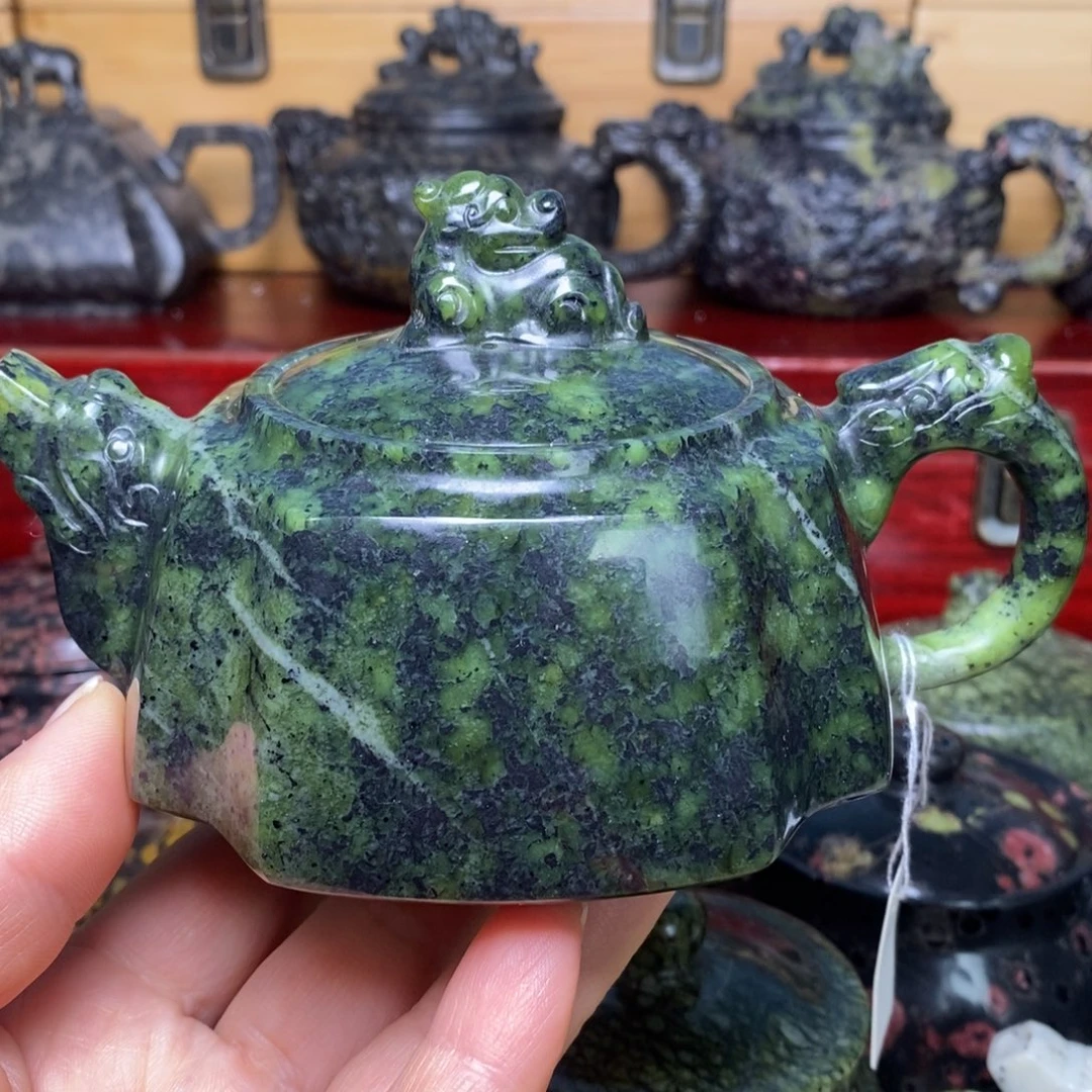 藏玉药王石龙尊壶240cc