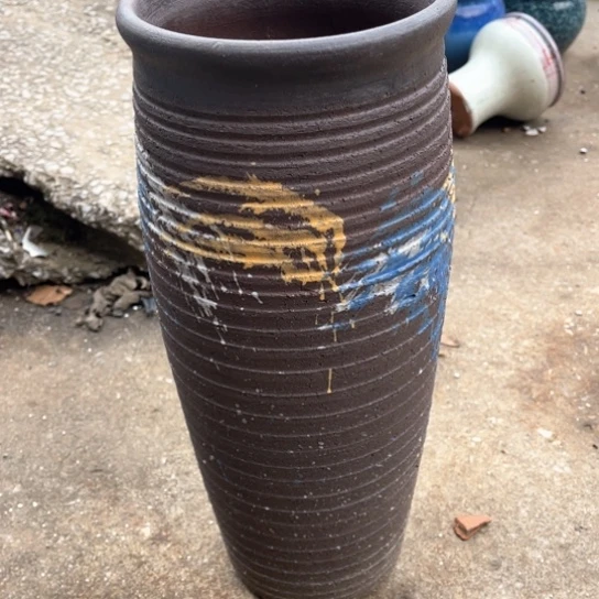 红陶口16高40瑕疵