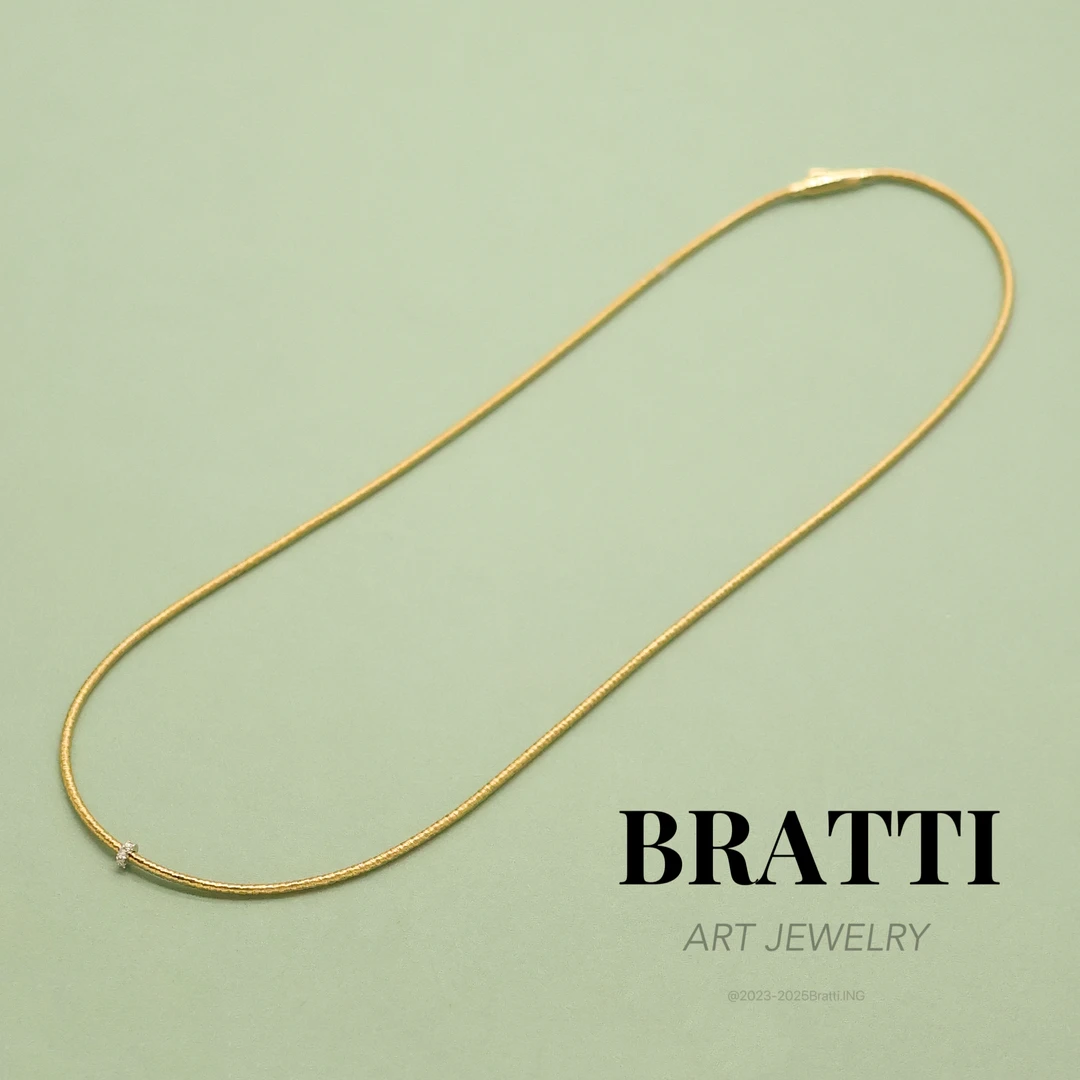 Bratti珠宝18K金钻石“月信手札”项圈-