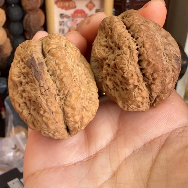 序***5吊坠文玩核桃上古蝴蝶蟾