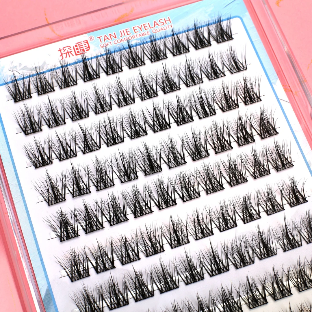 5d自粘免胶水假睫毛推荐大容量分段式柔软仿真自然新手免胶假睫毛