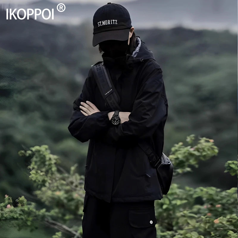 黑武士冲锋衣外套男三合一可拆卸春秋季新款户外防水防风夹克情侣
