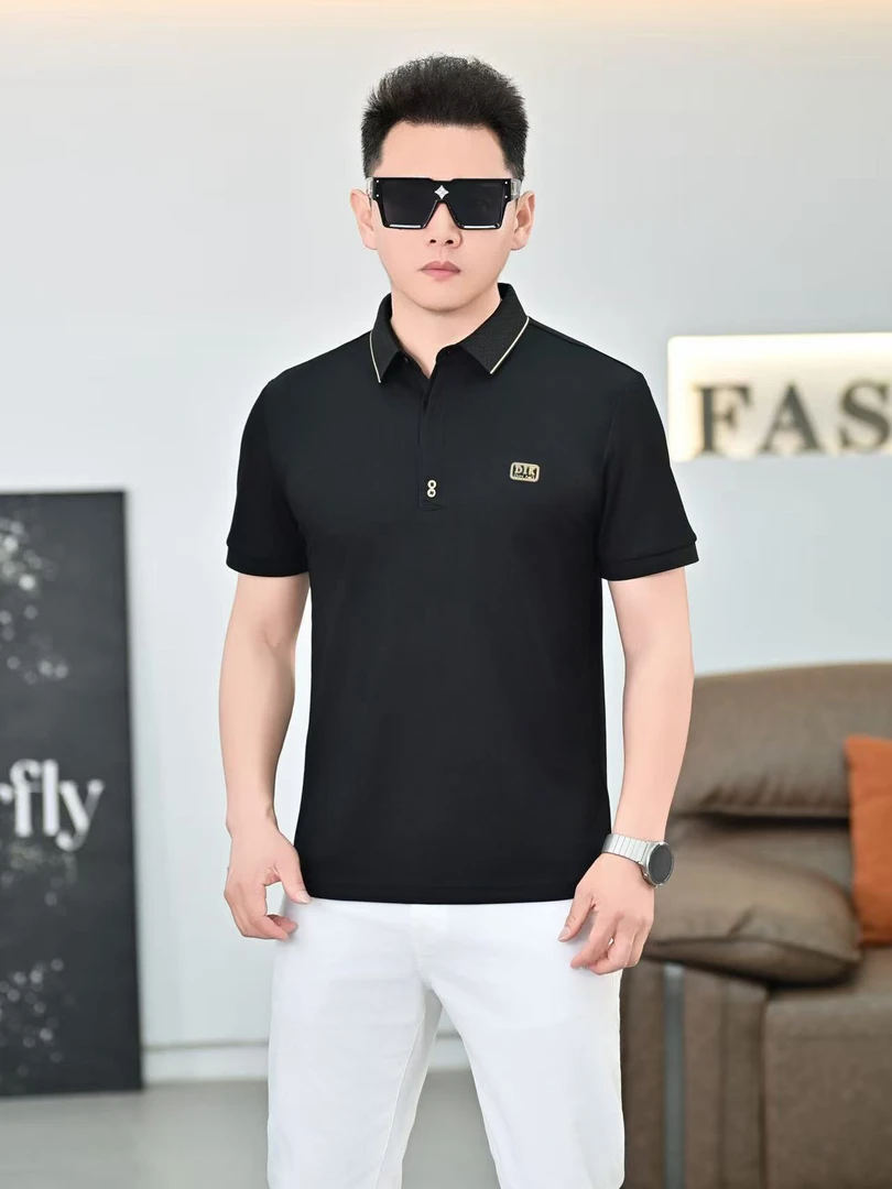 夏季6100新品时尚百搭设计POLO衫男士短袖