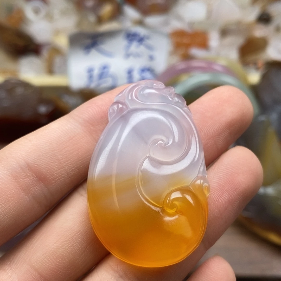玛瑙/玉髓未镶嵌颈饰