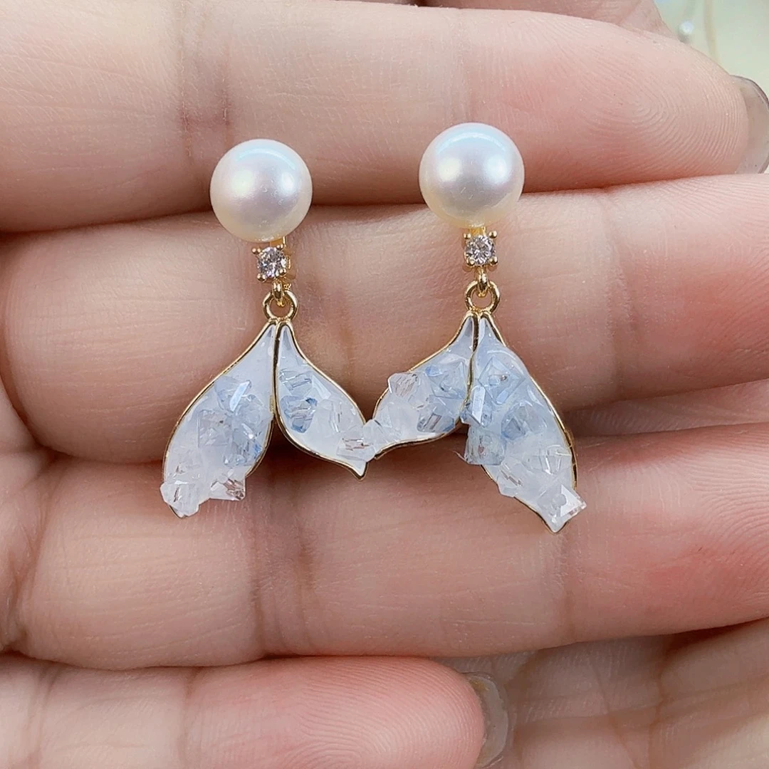 未镶嵌淡水珍珠耳饰