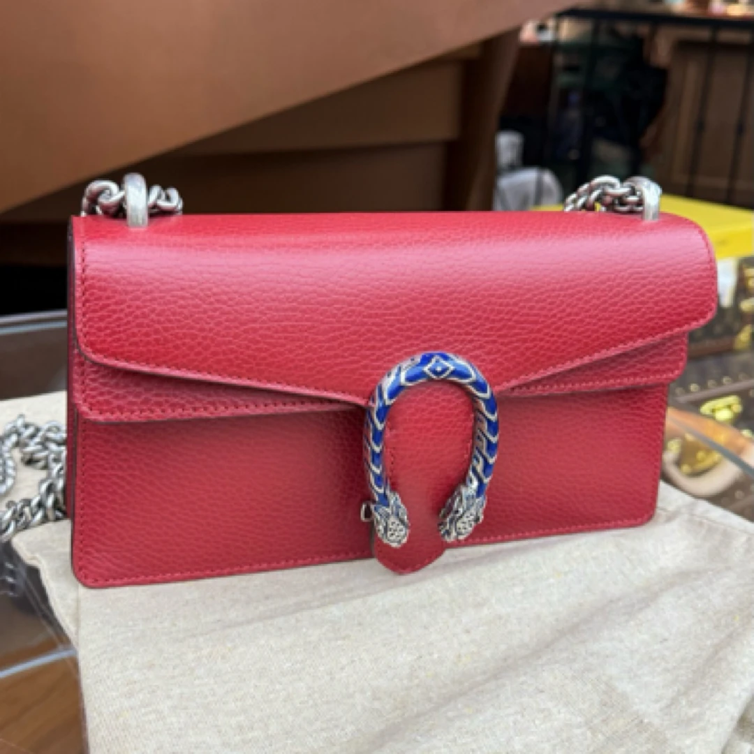 99新 GUCCI/古驰 红色酒神