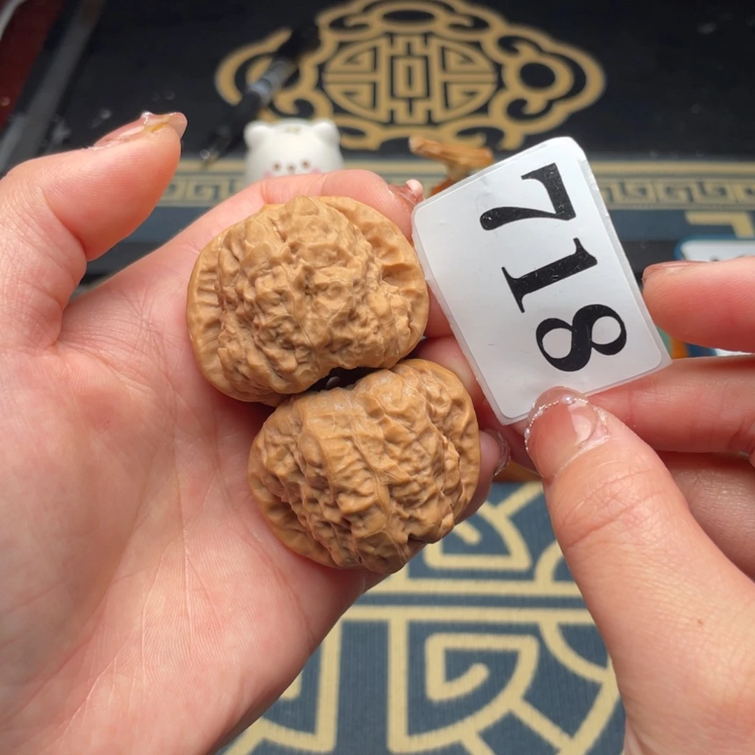 文玩核桃吊坠42蛤蟆头718号