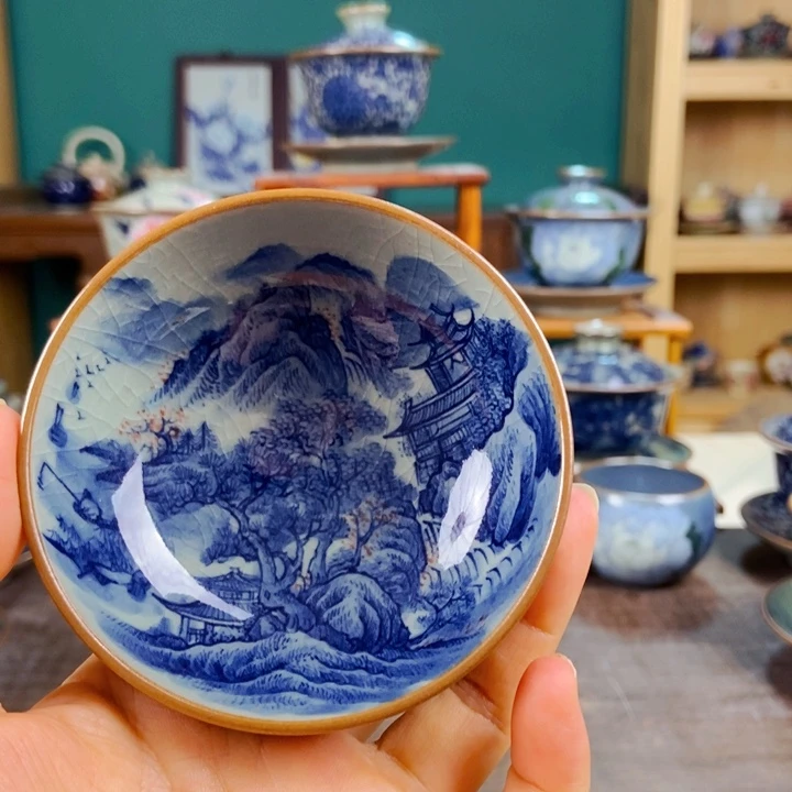 瓷片手工制作工艺精湛等特点